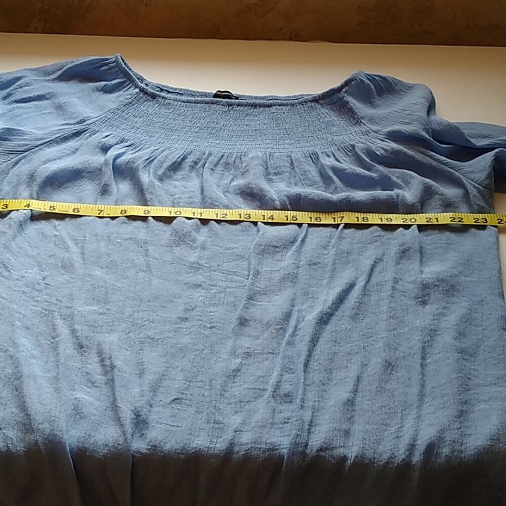 Unique spectrum Women's XL light blue shirt. Festival, Western - Picture 4 of 10